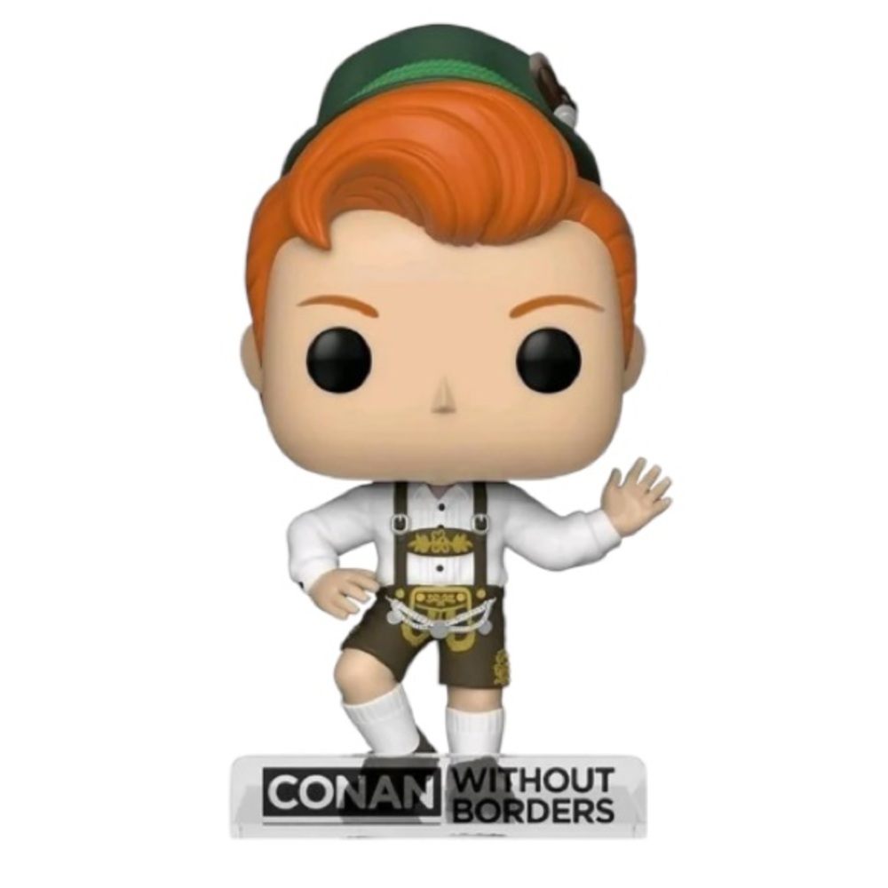 Funko Pop Conan O’Brien Without Borders Germany Bavaria Lederhosen Figure #21